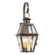 Irvins Country Tinware Town Crier Outdoor Wall Light in Solid Antique Copper - £389.20 GBP