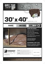 Foremost Tarp Co. 23040 Heavy Duty Reversible Tarp 30&#39; W x 40&#39; L Polyeth... - $128.69