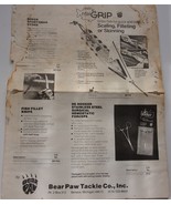 Vintage Bear Paw Tackle Co Fish Grip Order Sheet - €1,72 EUR