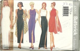 Butterick Sewing Pattern 4881 Misses Dress Evening Gown Size 12 14 16 New - £7.98 GBP
