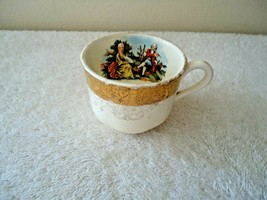 Vintage Crest O Gold Hand Painted 22K Warranted Tea Cup &quot; Beautiful Collectible - £14.93 GBP