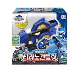 Mini Force Super Dinosaur Power 2 Unit Weapon Tyrano Gauntlet Play Toy - $64.30