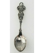 RARE 925 Sterling SOUVENIR SPOON Independence Hall Philadelphia Penn - $168.01 CAD