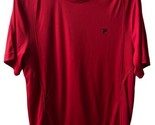 FILA Sport Mens Red Short Sleeve Sport T Shirt Size S - $12.41