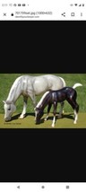 Breyer CREAM &amp; COCO 2009 JAH Limited Edition of 1200 Grazing Mare Foal Gloss COA - $299.99