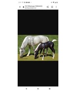 Breyer CREAM &amp; COCO 2009 JAH Limited Edition of 1200 Grazing Mare Foal G... - £235.10 GBP