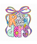 Raiders Mascot Coquette Bow PNG, Funky Leopard Letters PNG, School Spiri... - €2,13 EUR