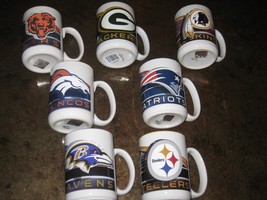 New 14 Ounce Ceramic Coffee Cup Nfl Licensed =--MANY Available - £15.71 GBP
