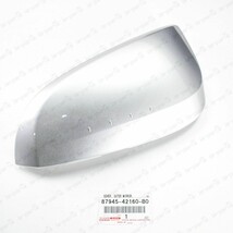 New Genuine OEM Toyota 14-23 4Runner Rav4 Driver Side Mirror Cover Silve... - $51.75