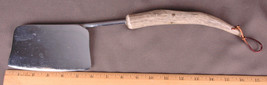 Beautiful Vintage 16&quot; Meat Cleaver w Antler Handle Butcher 6&quot; Blade-Deer Tool - £87.39 GBP