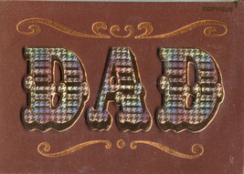Greeting Card &quot;DAD&quot; Themed Father&#39;s Day Card - $5.95