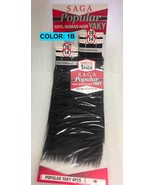 SHAKE N GO SAGA POPULAR YAKI 100% HUMAN HAIR 4 PCS (14&quot;,14&quot;,16&quot;18&quot;) COLO... - $98.46 CAD