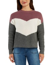 BCX Women&#39;s Juniors&#39; Colorblocked Sweater Multicolor M B4HP - £15.69 GBP