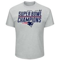 NFL New England Patriots Time Design SUPER BOWL LI Champions T-Shirt Adu... - £21.52 GBP