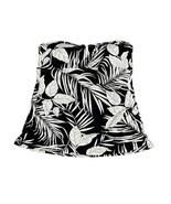 Lands End Palm Print Strapless Tankini Size S Black White Tropical V-Wir... - $13.80 CAD