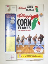 1992 Olympics Dream Team Corn Flakes Box Empty Larry Bird David Robinson... - $7.95