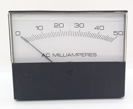 Modutec Panel Meter 0-50 AC Milliamperes Ammeter 3S-AMA-050  - £31.46 GBP