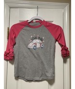 Girls YS Ruffle Sleeve Valentines Day Tees 3/4 Sleeve Bundle Of 2 - €12,87 EUR