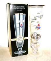 Warsteiner Team England Soccer WorldCup 2006 German Beer Glass - £11.49 GBP
