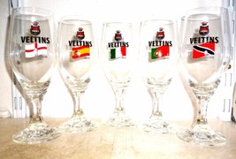 5 Veltins Meschede Soccer WorldCup 2006 German Beer Glasses - £15.94 GBP
