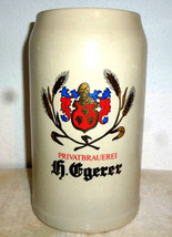 Egerer Grosskollnbach Masskrug German Beer Stein - $14.95