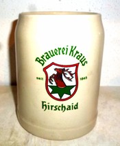 Kraus Hirschaid German Beer Stein - £9.90 GBP
