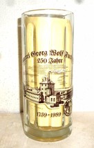 Wolf +2009 Fuchsstadt Wurzburg 250 Years Brewery German Beer Glass Seidel - $14.95