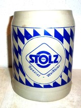 Stolz Brau +1995 Kraiburg Weizen German Beer Stein - £9.78 GBP