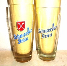 2 Schwerter Brau Meissen East German Beer Glasses - £11.72 GBP
