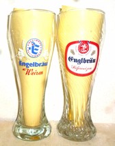 2 Engel Brau &amp; Engl Brau Rettenberg Beratzhausen Weizen German Beer Glasses - £11.94 GBP