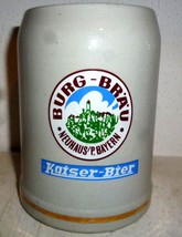 Burg Brau +1981 Neuhaus Kaiser Bier German Beer Stein - £7.86 GBP