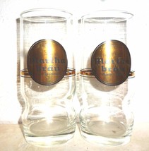2 Martha Brau +1980 Furstenfeldbruck German Beer Glasses - $19.95