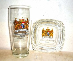 Ambros Brutting +1994 Staffelstein German Beer Glass &amp; Ashtray - $19.95
