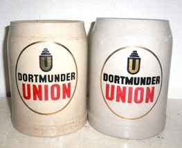 2 Dortmund Union German Beer Steins - £11.84 GBP