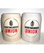 2 Dortmund Union German Beer Steins - £11.95 GBP
