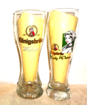 2 Konigsbrau Oggenhausen Weisse 0.3L Weizen German Beer Glasses - £7.95 GBP