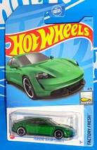Hot Wheels 2023 Factory Fresh Series #149 Porsche Taycan Turbo S Green w/ OH5SPs - £2.24 GBP