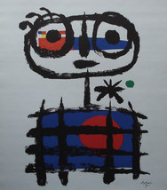 Joan Miro Lithograph Ltd Ed. After Sun Eater 1955 Miró Litógrafo Listed Rare Art - £179.85 GBP