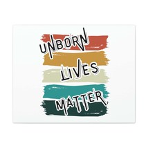  Unborn Lives Matter Psalm 127:3 Rainbow Bible Verse Canvas Chri - £56.87 GBP+