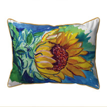 Betsy Drake Windy Sunflower Extra Large Zippered Pillow 20x24 - £63.30 GBP