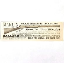 Marlin Repeating Rifle Guns 1885 Advertisement Victorian Firearms ADBN1A14 - $19.99