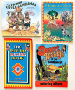 3 Southwest Western Desert Arizona Kids Coloring Books + Three Little Ja... - £17.48 GBP