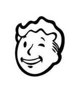 Fallout Vault Boy 14&quot; Black Vinyl Car Truck Decal Sticker Video Games Fu... - £11.88 GBP