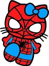 Spiderman Superhero Hello Kitty Car Window Wall Macbook Notebook Laptop Stick... - £4.71 GBP