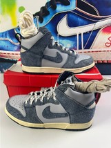 NIKE DUNK HIGH USED SIZE 8.5 NOTRE MIDNIGHT NAVY CW3092 400 - $74.44