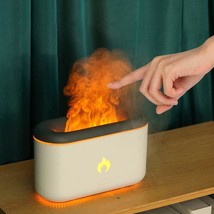300ml USB Essential Oil Diffuser Simulation Flame Aroma Diffuser Air Humidifier - £25.97 GBP