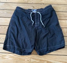 trunks NWOT men’s swim shorts swimsuit size XL black D9 - £14.12 GBP