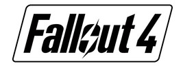 Fallout 4 Logo Brand New Game! 6&quot; Black Vinyl Car Truck Decal Sticker Vi... - £4.69 GBP