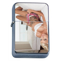 Tattoo Pin Up Girls Model D29 Flip Top Oil Lighter Wind Resistant Flame Sexy - $14.80