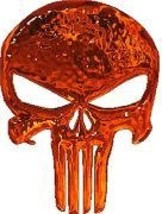 Punisher Orange Glass sticker / decal - £4.69 GBP